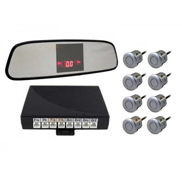 Автосвет&nbsp;«SVS LCD-088-8 8 датчиков black; silver; white»