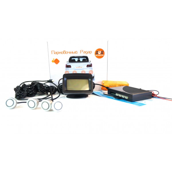 Автосвет&nbsp;«SVS LCD-N058-4 4 датчика black; silver; white»
