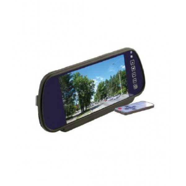 Мультимедия&nbsp;«Зеркало заднего вида с монитором экран TFT LCD, размер 7",питание 12В, TV система PAL/NTSC арт.030.0006.000 (накладное)»